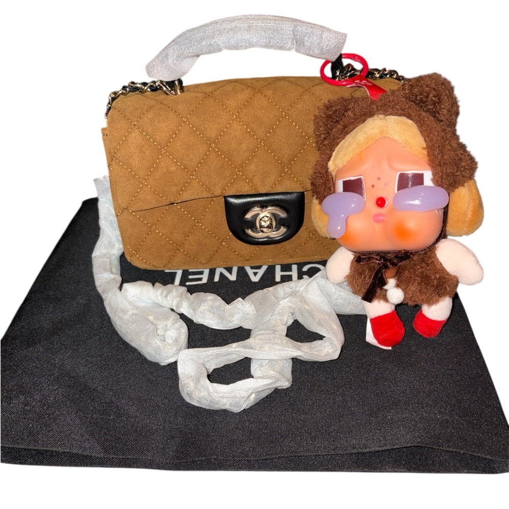 π₯ $160 SALE Fashion Lux Canvas / Lambskin Leather Women's Bag - Picture 1 of 10